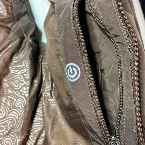 The North Face brown 600 puffer vest with fur lined hood size extra small - Picture 4 of 5